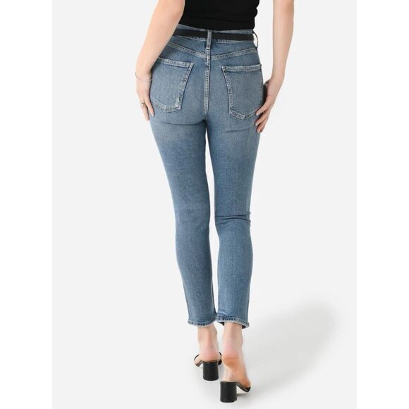 AGOLDE Nico High Rise Slim Jean Blame Size 29 - Picture 4 of 13